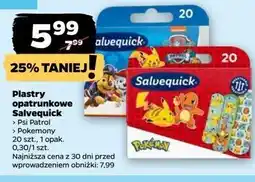 Netto Plastry pokemon Salvequick oferta