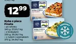 Netto Ryba z pieca ryżem i sosem szpinakowym Frosta oferta