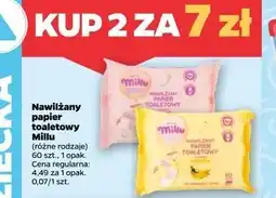 Netto Papier toaletowy nawilżany banana Millu oferta