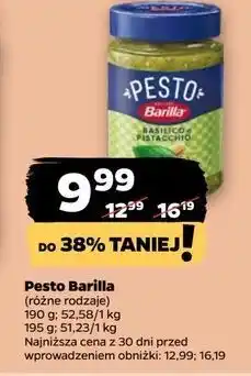 Netto Pesto basilico & pistacchio Barilla oferta