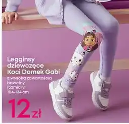 Pepco Legginsy dziecięce 104-134 koci domek gabi oferta