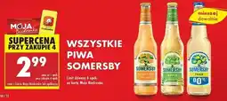 Biedronka Piwo Somersby Pear 0.0% oferta