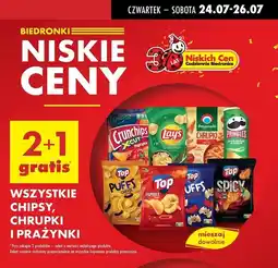 Biedronka Chipsy ostre chili vs słodka papryka Top Chips oferta