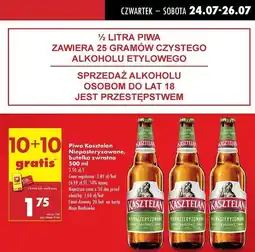 Biedronka Piwo Kasztelan Niepasteryzowane oferta