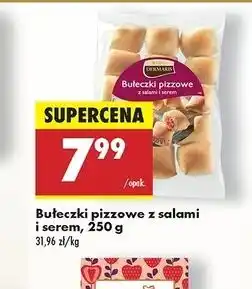 Biedronka Bułeczki pizzowe z salami i serem Dermaris oferta