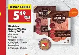 Biedronka Kindziuk z pieprzem Kraina Wędlin Select oferta