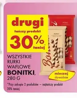 Biedronka Rurki z kremem peanut butter Bonitki oferta