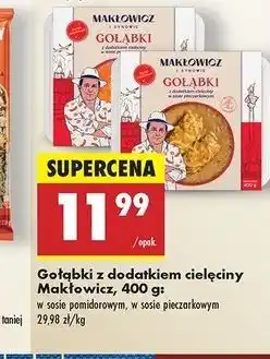 Biedronka Gołąbki z dodatkiem cielęciny w sosie pieczarkowym Makłowicz I Synowie oferta