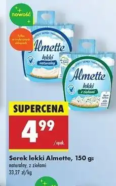 Biedronka Serek lekki naturalny Hochland Almette oferta