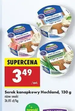 Biedronka Serek ze szczypiorkiem Hochland Kanapkowy oferta