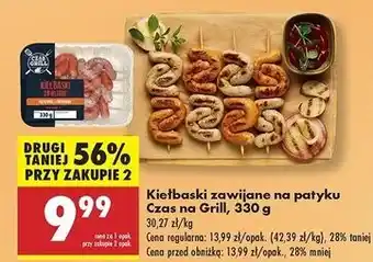 Biedronka Kiełbaski zawijane Czas Na Grill oferta