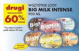 Biedronka Lody ciasteczkowe intense Algida Big Milk oferta