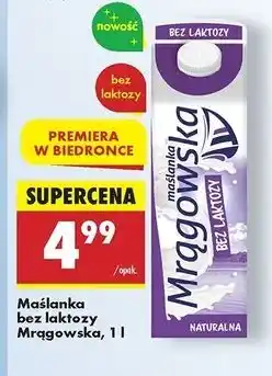 Biedronka Maślanka naturalna bez laktozy Mrągowska oferta