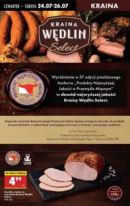 Biedronka Szynka wędzona czereśnią Kraina Wędlin oferta