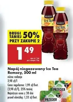 Biedronka Napój cytrynowy Remsey Ice Tea oferta