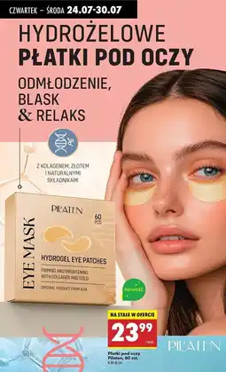 Biedronka Płatki pod oczy z kolagenem i złotem Pilaten oferta