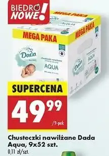 Biedronka Chusteczki nawilżane Dada oferta