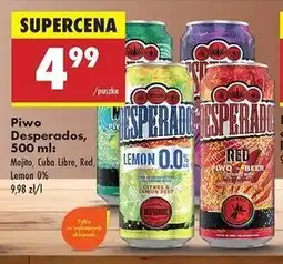 Biedronka Piwo Desperados Cuba Libre oferta