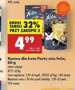 Biedronka Karma dla kotów original mix Purina Felix Party Mix oferta