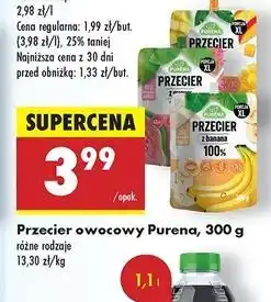 Biedronka Przecier z banana Purena oferta