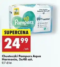Biedronka Chusteczki nawilżane Pampers Harmonie oferta