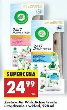 Biedronka Odświeżacz powietrza białe kwiaty jasmine Air Wick Active Fresh oferta