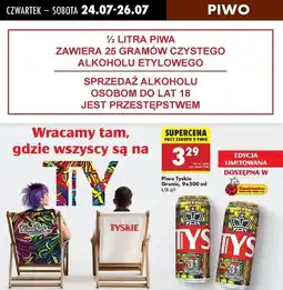 Biedronka Piwo Tyskie Gronie oferta