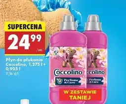 Biedronka Płyn do płukania tiare flower & red fruits 1.275 l + 925 ml Coccolino Perfume Care oferta