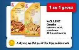Kaufland Ciastka musli orzechowe K-Classic oferta