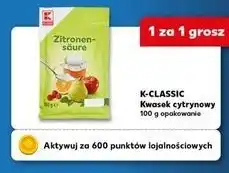Kaufland Kwasek cytrynowy K-Classic oferta