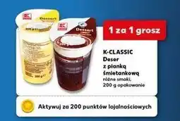 Kaufland Deser z pianką śmietankową waniliowy K-Classic oferta