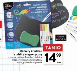 Intermarche Tablica samoprzylepna z markerami kredowymi Kidea oferta
