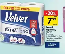 Intermarche Ręcznik papierowy Velvet Extra Long oferta