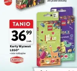 Intermarche Karty wyzwań recreate wynalazki Lego oferta