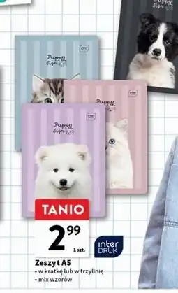 Intermarche Zeszyt a5/32 kartki kratka Interdruk oferta