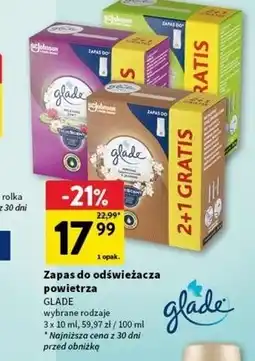 Intermarche Odświeżacz konwaliowy Glade By Brise One Touch oferta