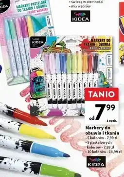 Intermarche Markery do tkanin i obuwia Kidea oferta