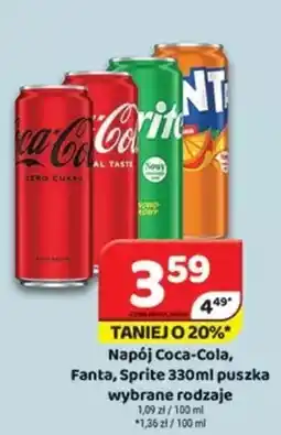 Delfin Napój Coca-Cola, Fanta, Sprite oferta