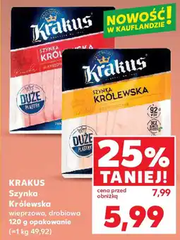 Kaufland KRAKUS Szynka Królewska oferta