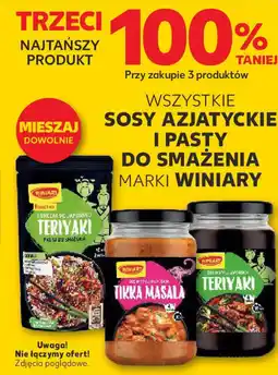 Kaufland WSZYSTKIE SOSY AZJATYCKIE I PASTY DO SMAŻENIA MARKI WINIARY oferta