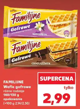 Kaufland FAMILIJNE Wafle gofrowe oferta