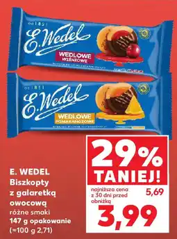 Kaufland E. WEDEL Biszkopty z galaretką owocową oferta
