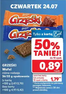 Kaufland GRZEŚKI Wafel oferta