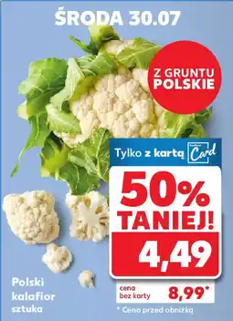 Kaufland Polski kalafior oferta