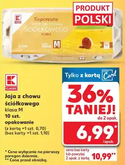Kaufland Jaja z chowu ściółkowego oferta