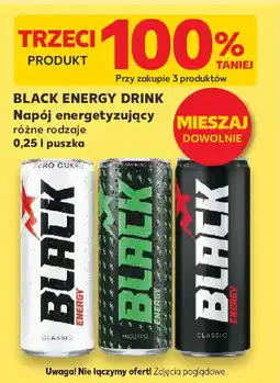 Kaufland BLACK ENERGY DRINK Napój energetyzujący oferta