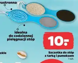 Netto Szczotka do stóp z tarką i pumeksem oferta