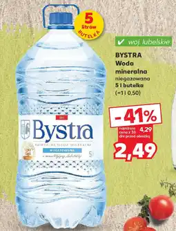 Kaufland BYSTRA Woda mineralna oferta