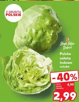 Kaufland Polska sałata lodowa oferta