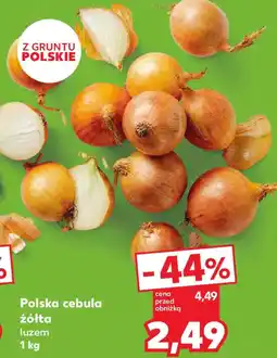 Kaufland Polska cebula żółta oferta